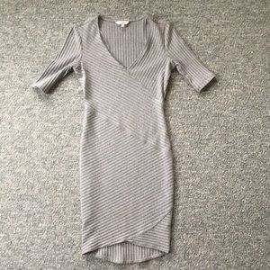 Candies Body-Con Gray Dress (Size XS)
